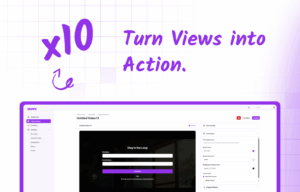 a graphic image about video lead generation